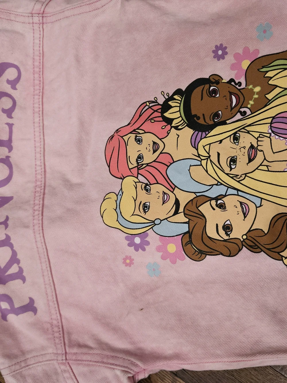 Disney Princess Toddler Pink Denim Jacket